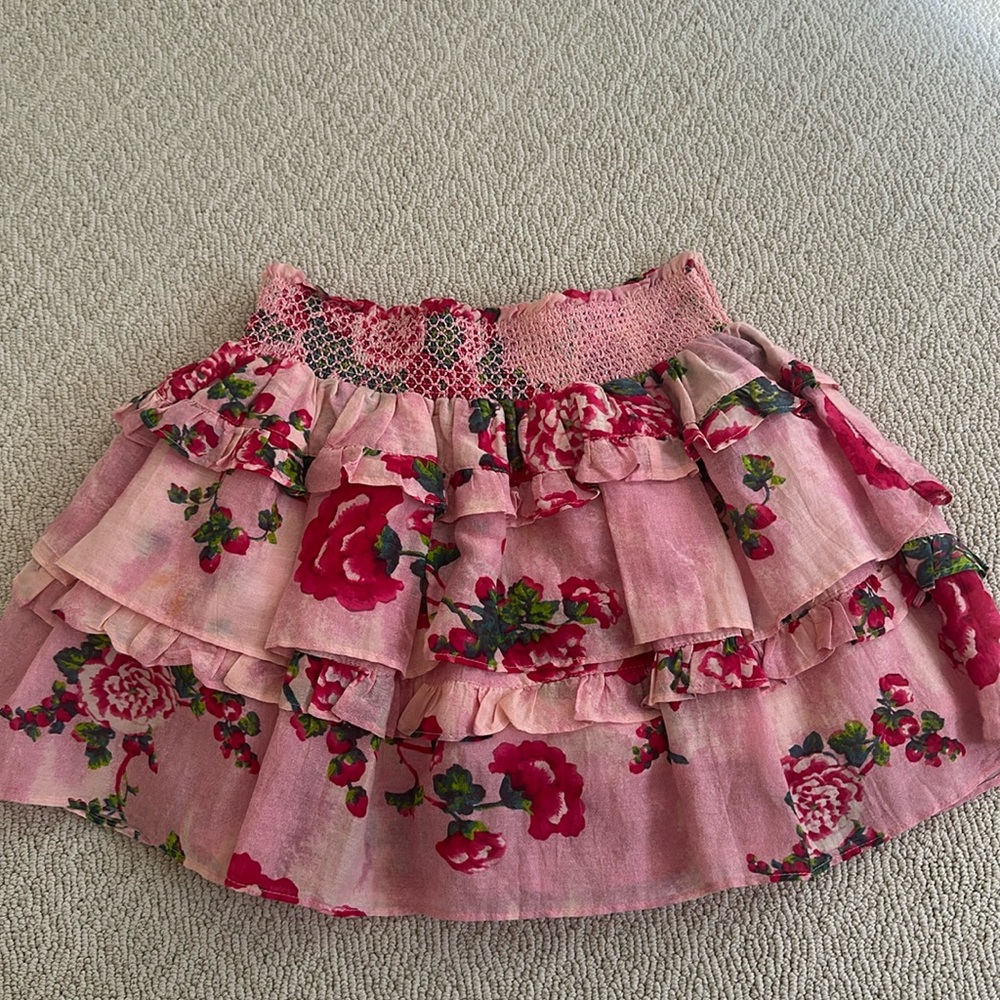 Girls LoveShackFancy Mini Skirt